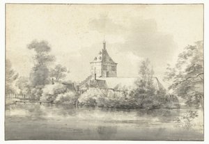 Vista de Slot Starrenburg en Overschie de Roelant Roghman