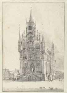 Vista del Ayuntamiento, Gouda