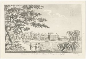 Vista del Palacio de Soestdijk de Roelof van der Meulen
