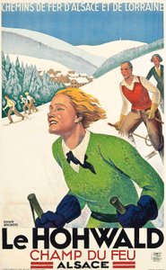 Le Hohwald, c.1930 (litografía en color) de Roger Broders