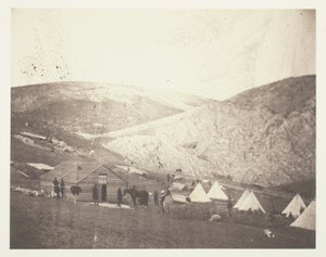 Campamento de los 4º Dragones de la Guardia, cerca de Karyni de Roger Fenton