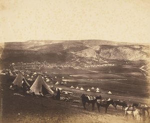 Campamento de caballería, Balaklava de Roger Fenton
