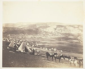 Campamento de caballería, Balaklava de Roger Fenton