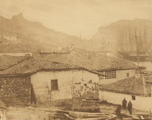 Casas rurales en Balaklava de Roger Fenton