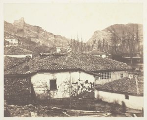Casas rurales en Balaklava de Roger Fenton