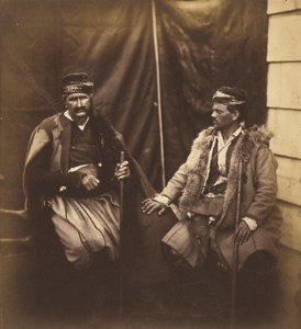 Discusión entre dos croatas. de Roger Fenton