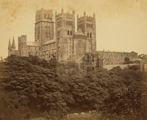 Fachada oeste de Durham de Roger Fenton