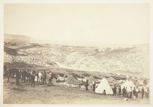 Campamento de artillería a caballo, 1855