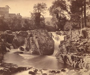 Cascadas del Llugwy, en Pont-y-Pair, 1857