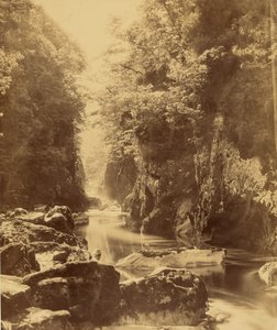 Foss Nevin, en el río Conway (Gales). de Roger Fenton