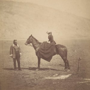 Henry Duberly y la Sra. Duberly, 1855