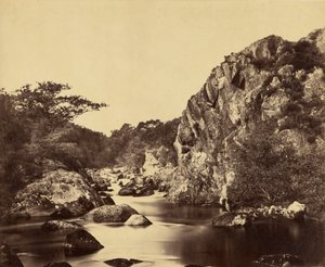 Estanque de garzas en el Lledr de Roger Fenton
