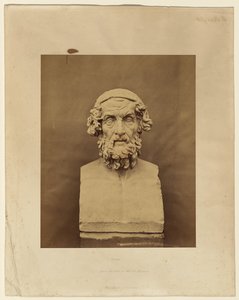 Homero, según el busto del Museo Británico de Roger Fenton
