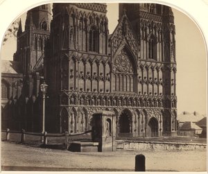 Catedral de Lichfield desde el noroeste, 1858 de Roger Fenton