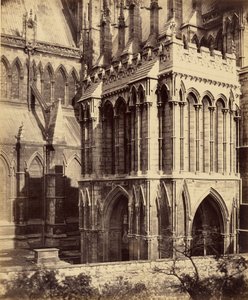Catedral de Lincoln, el pórtico de Galilea de Roger Fenton