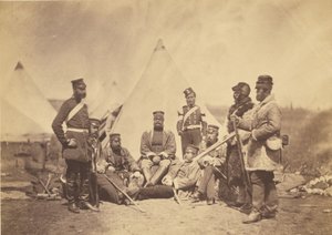 Oficiales y hombres del 89º Regimiento. de Roger Fenton