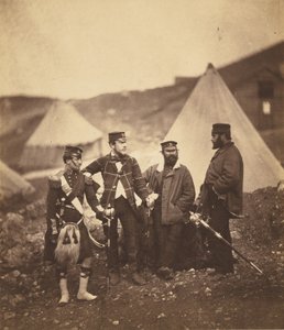 Oficiales del 42º de Highlanders de Roger Fenton