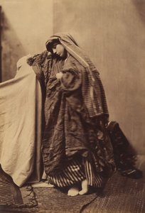 Estudio orientalista de una mujer, 1858 de Roger Fenton