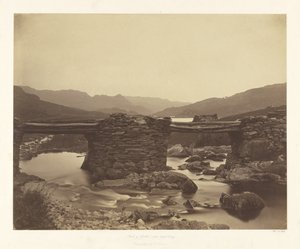 Pont-y-Garth, cerca de Capel Curig de Roger Fenton