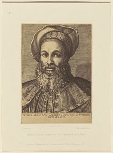 Reproducción de un grabado de Marc Antonio sobre un retrato de Tiziano. de Roger Fenton