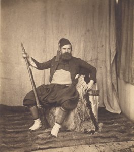 Autorretrato con uniforme de zuavo