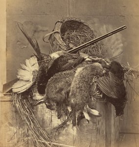 [Bodegón con caza y pistola] de Roger Fenton