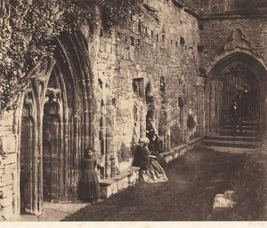 Los Claustros, Abadía de Tintern,1854 (foto) de Roger Fenton