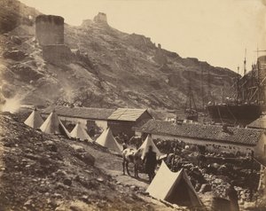 El castillo genovés, Balaklava de Roger Fenton