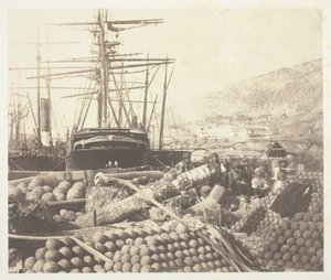 Muelle de Artillería, Balaklava de Roger Fenton