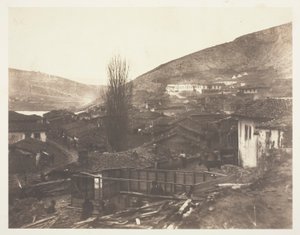 La calle del ferrocarril en Balaklava de Roger Fenton