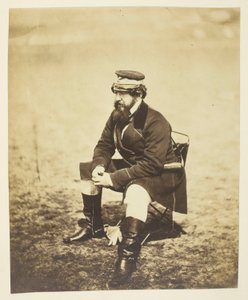 Thomas Graham Russell (1748-1843), general, fotografiado en Crimea