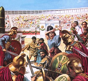 Matanza en el Hipódromo de Constantinopla en 532 d.C. de Roger Payne