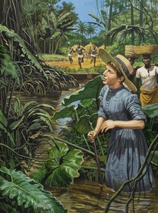 Exploradora no identificada en África