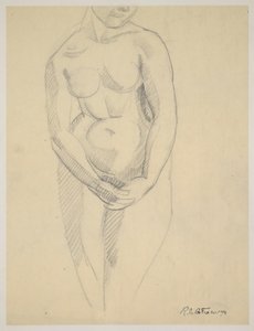 Desnuda con las manos cruzadas de Roger de La Fresnaye