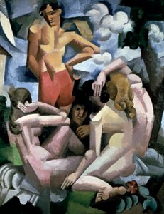 Los bañistas, 1912