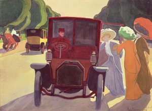 El camino con acacias, 1908 de Roger de La Fresnaye