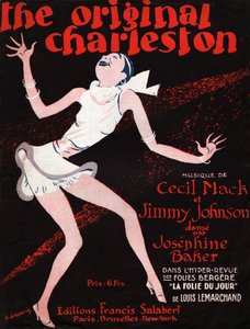 Josephine Baker en la revista "La Folie du Jour". 1927 (ilustración) de Roger de Valerio