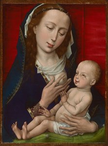 Virgen con el Niño de Rogier van der (workshop of) Weyden