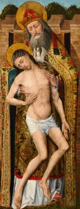 Santísima Trinidad, panel exterior del Tríptico de Weston, c.1480