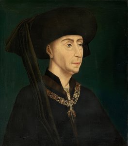 Retrato de Felipe el Bueno, Duque de Borgoña (1396-1467) de Rogier van der Weyden