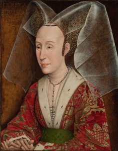 Retrato de Isabel de Portugal, esposa de Felipe III Duque de Borgoña 1397-1471, ca 1450-1475 de Rogier van der Weyden