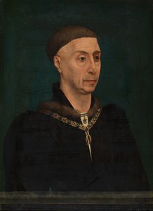 Retrato de Felipe el Bueno (1396-1467), duque de Borgoña (óleo sobre madera)