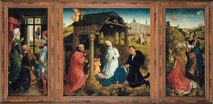 El Altar de Middelburg, c. 1450 de Rogier van der Weyden