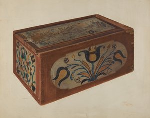Caja de velas alemana de Pensilvania de Rolland Livingstone