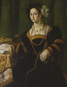 Retrato de una dama de Romagna School