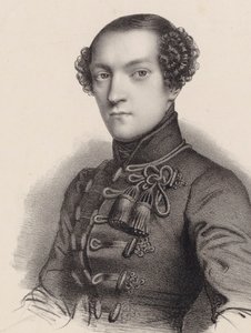 Retrato del pianista y compositor Antoine de Kontski 1817-1899 de Romain Cazes