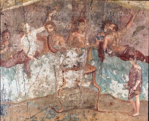 Un banquete (fresco)