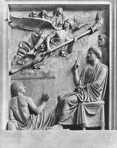 Apoteosis de Faustina la Joven (125-175 d.C.) esposa de Marco Aurelio (121-180 d.C.) de Roman
