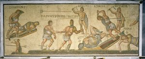 Batalla entre gladiadores, 320 d.C. de Roman