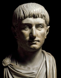 Busto del Emperador Galieno, siglo III (escultura de mármol)